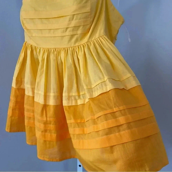 NEW Staud Theo Cotton Peplum Babydoll Top size 4 - Picture 5 of 14